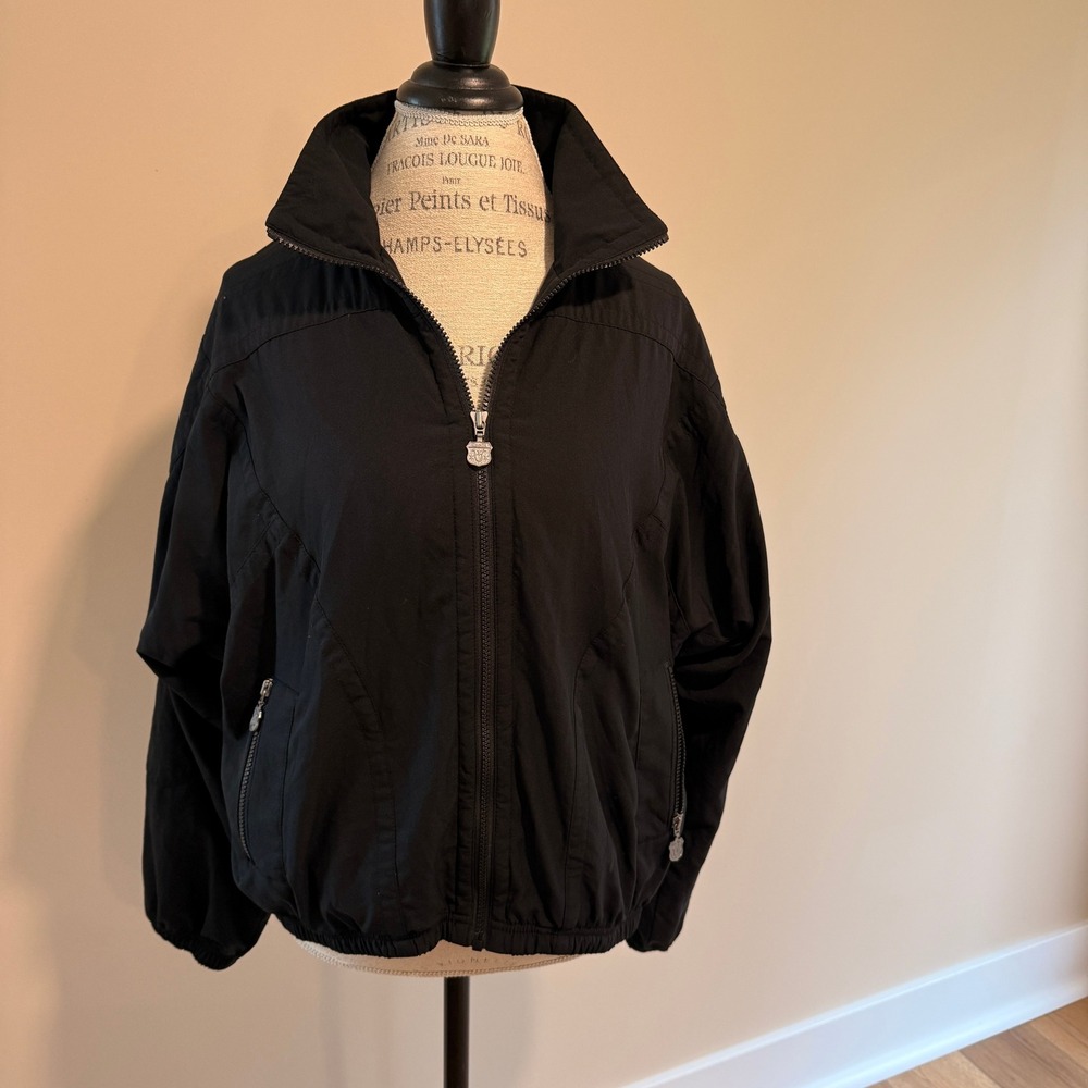 Kaelin Women's Black Lightweight Bomber Jacket Size XL‎